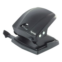 Lyreco 2 Hole Paper Punch Black - 30 Sheet Capacity