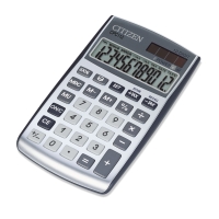 CITIZEN CPC-112 BASIC+ CALCULATOR 12 DIGITS SILVER