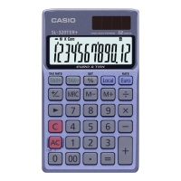 CASIO SL320TER POCKET CALCULATOR 12DIGIT