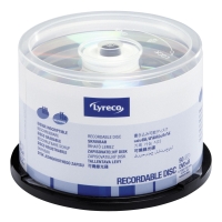 Lyreco DVD+R lemezek 4,7 GB, 50 darab/csomag