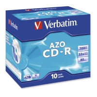 Verbatim Cd-R 80Min 700Mb Jewelcase - Pack Of 10