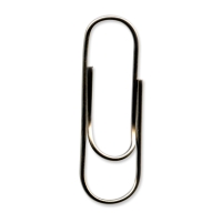 Lyreco budget paper clip round 32mm, box of 100