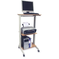 TWIN CLICK 6830-0 MOBILE PRINT STAND B/G