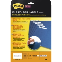 Post-it Super Sticky minitarra 35.6x16.9mm, 2000 tarraa