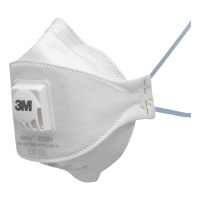 3M AURA 9322+ FFP2 HORIZONTAL FOLDABLE RESPIRATOR MASKS WITH VALVE - BOX OF 10