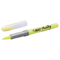 BIC HIGHLIGTHER FLEX BRUSH YELLOW