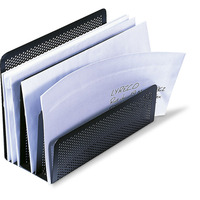 ROLODEX PUNCHED METAL MINI-SORTER BLACK