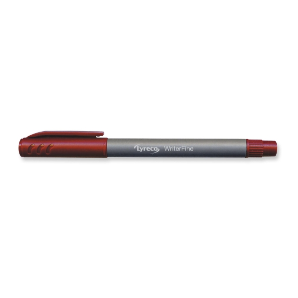 Lyreco Fineliner Red Pens 0.3Mm Line Width