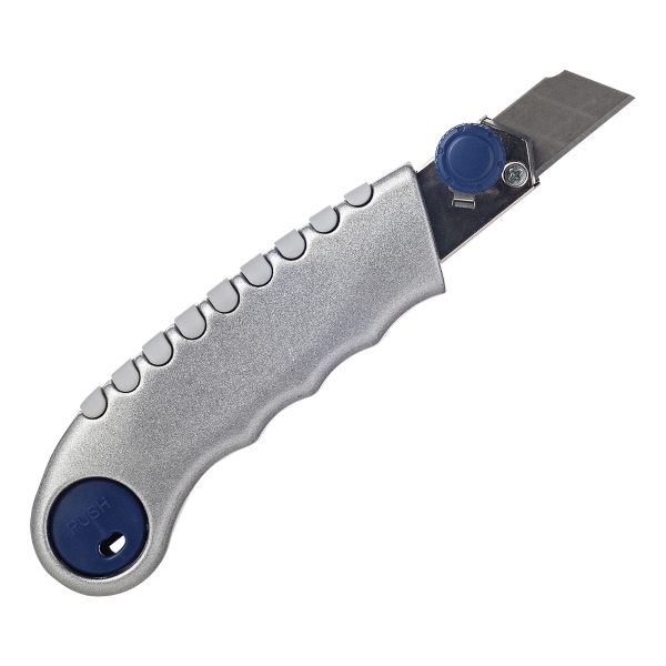 Ergonomic cutter in steel 18mm + knifes