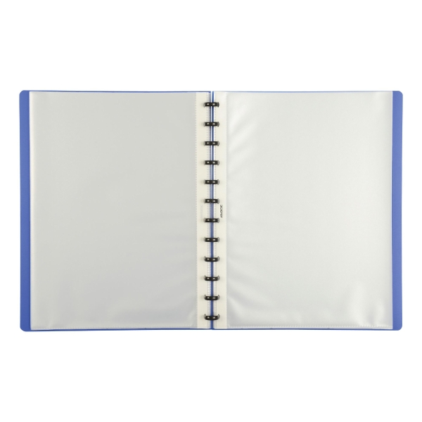 ADOC DISPLAY BOOK 30 POCKETS BLUE