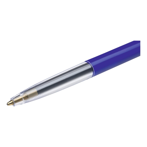 Bic M10 retractable ballpoint pen medium blue