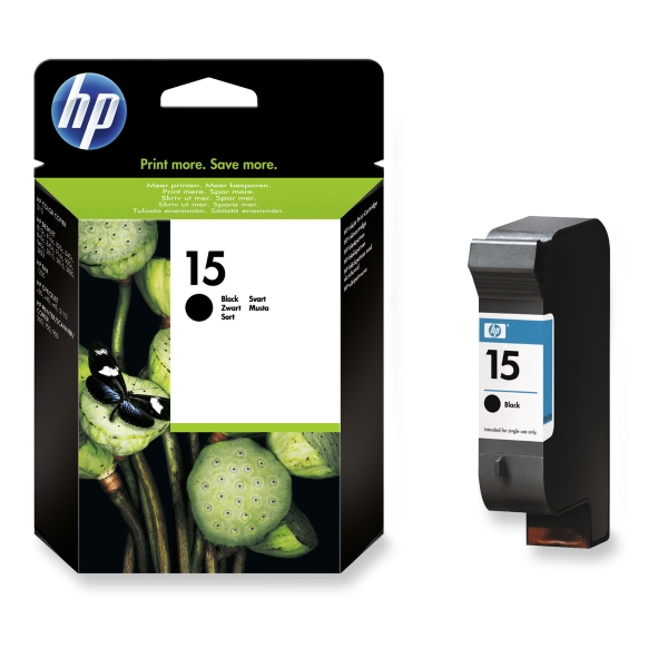 Tinteiro HP 15 preto C6615D para DeskJet 810c/816c/845c/940c/3820