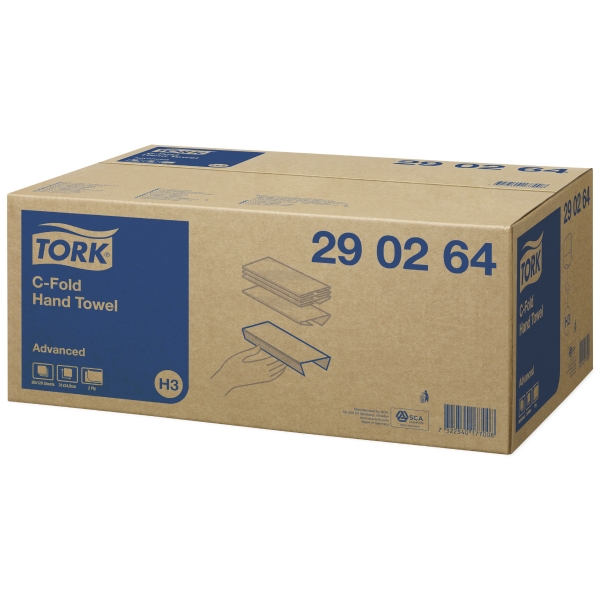 Tork Advanced essuie-mains papier en C pour H3 - paquet de 20x120