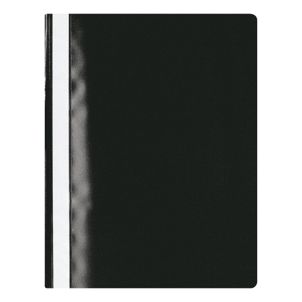 Lyreco Budget project file A4 PP black - pack of 25