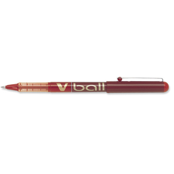 Pilot V-Ball roller with metal tip 0,7mm - red