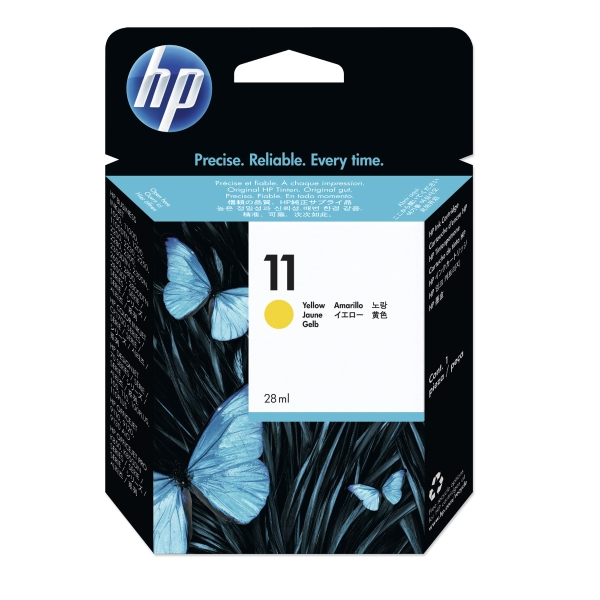 HP 11 INKJET CARTRIDGE C4838A YELLOW