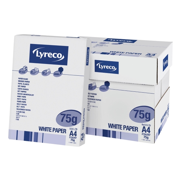 LYRECO 복사용지 A4 75g(박스판매/1박스-5권)