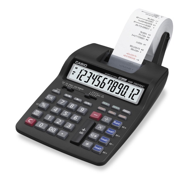 CASIO HR-150TEC  CALCULATOR 12 DIGITS