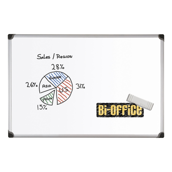 Bi Office whiteboard magnetisch gelakt 90x120cm