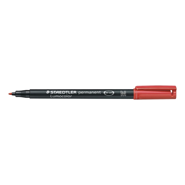 Staedtler 317 OHPen M feutre permanent rouge