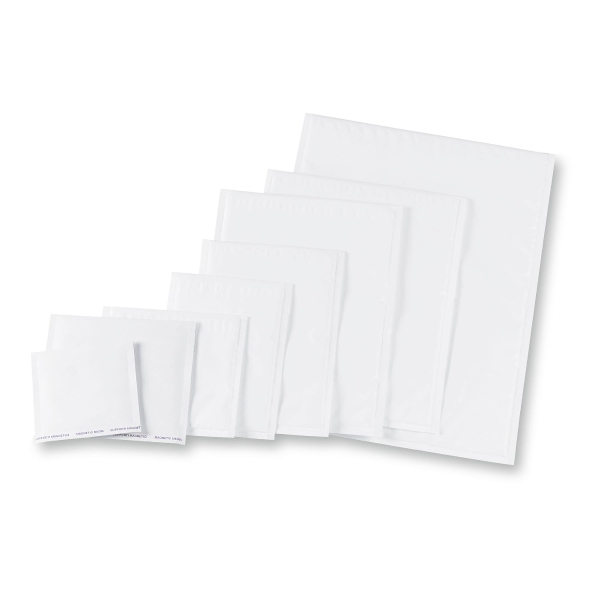 Mail Tuff air bubble envelopes 240x330mm white - box of 50