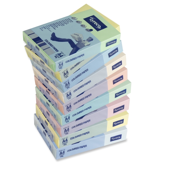 Lyreco Pastel Tinted Cream A4 Paper 80 gsm - Pack of 1 Ream (500 Sheets)