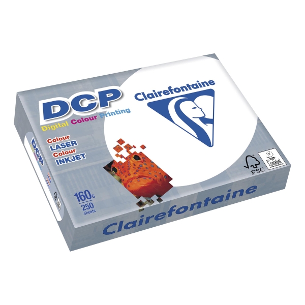 Clairefontaine Dcp Paper A3 160 G White - Ream Of 250 Sheets