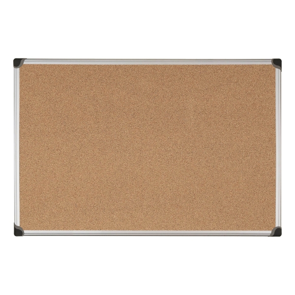 Aluminium Framed Cork Notice Board 450Mm X 600Mm