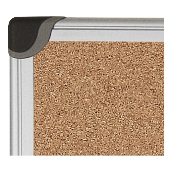 Aluminium Framed Cork Notice Board 900Mm X 1200Mm