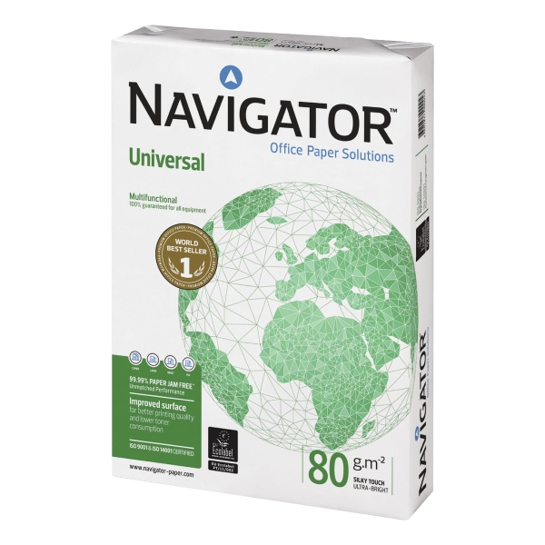 Navigator Universal premium paper A3 80g - 1 box = 5 reams of 500 sheets