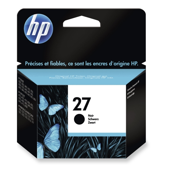 HP 27 INKJET CARTRIDGE C8727A BLACK