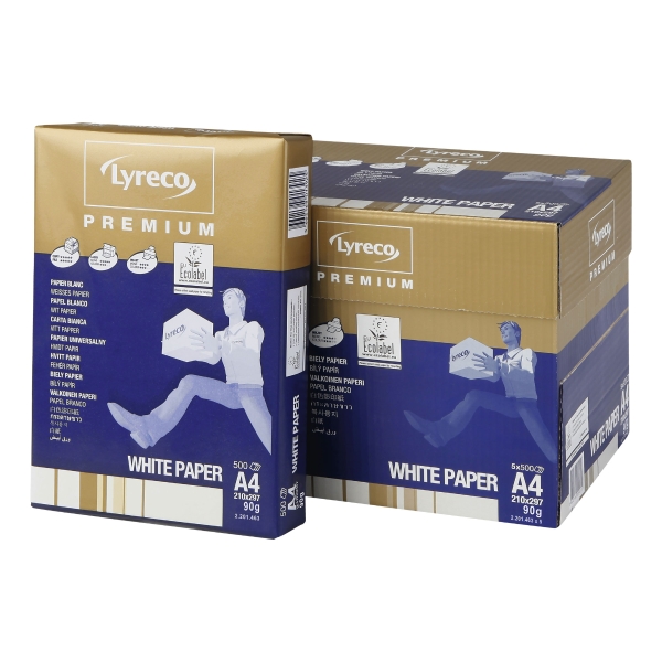 Lyreco Premium white paper A4 90g - pack of 500 sheets