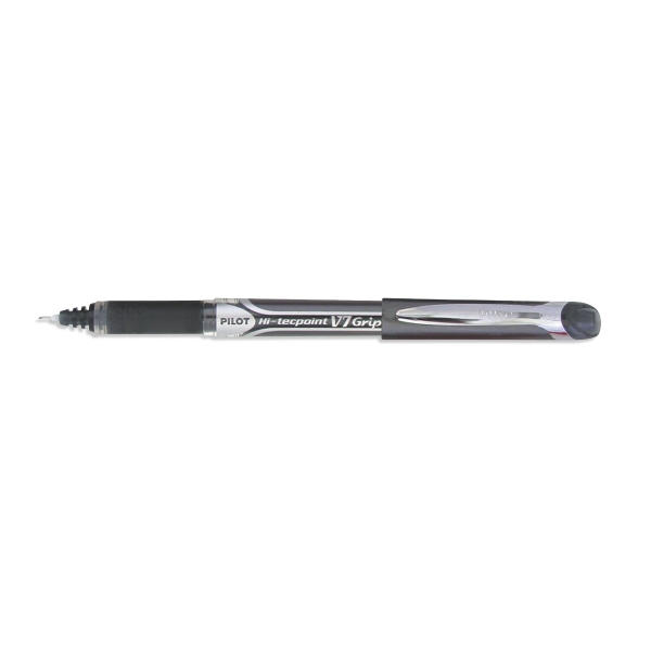 Pilot Hi-tecpoint V7 roller naaldpunt met dop en grip 0,7mm zwart