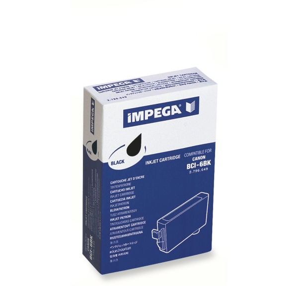 Impega compatibele Canon BCI-6 inkjetcartridge zwart