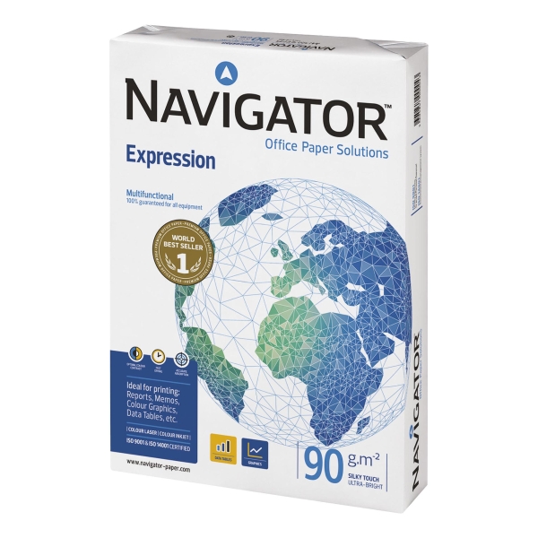 Navigator Inkjet Paper A4 90Gsm White - Ream Of 500 Sheets