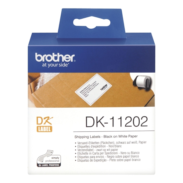 Brother DK11202 Shipping Labels 62 X 100mm - Box of 300