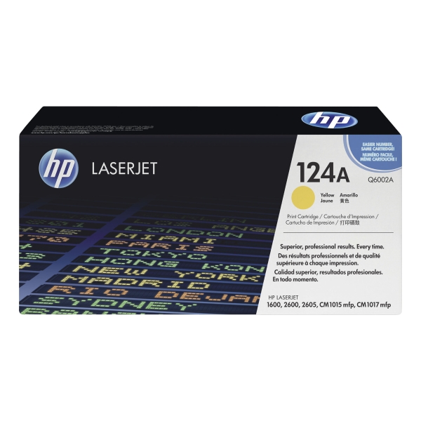 HP Q6002A tonercartridge nr.124A geel [2.000 pag]