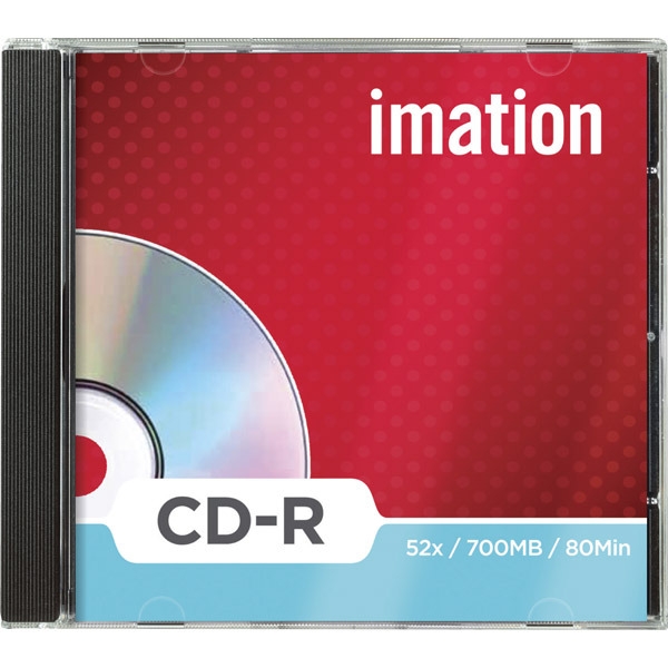 BX10 IMATION CD-R 80MIN 700MB JEWELCASE