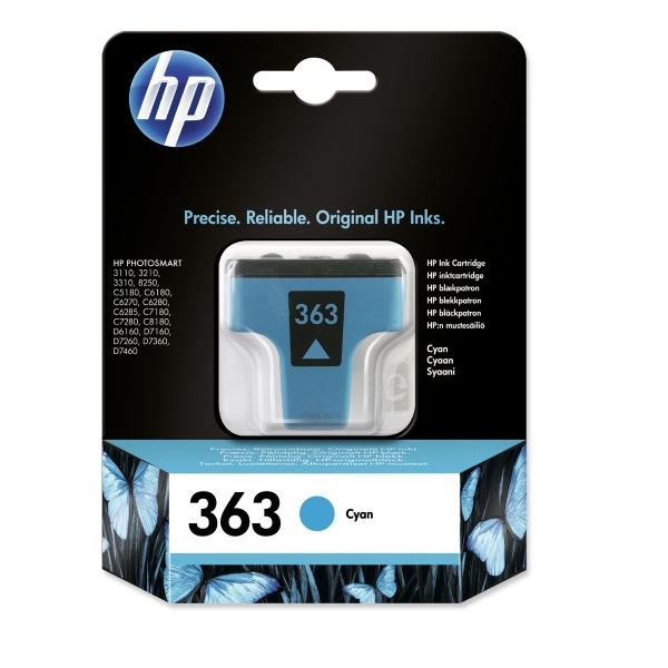 HP C8771E cartouche jet d'encre nr.363 bleue [4ml]