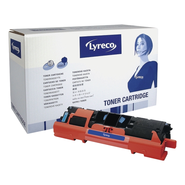 Lyreco compatibele HP tonercartridge Q3961A blauw high capacity [4.000 pag]