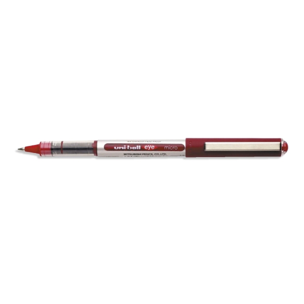 Uniball UB150 Eye Micro roller with metal tip 0.5 mm - red