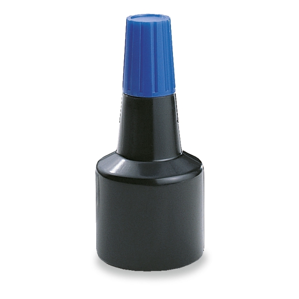 Inkt zonder olie flesje 30 ml blauw