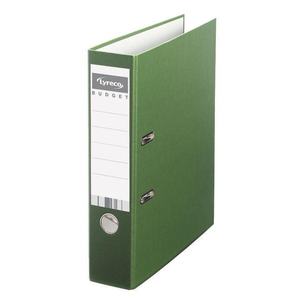 Lyreco Budget lever arch file PP spine 75 mm green