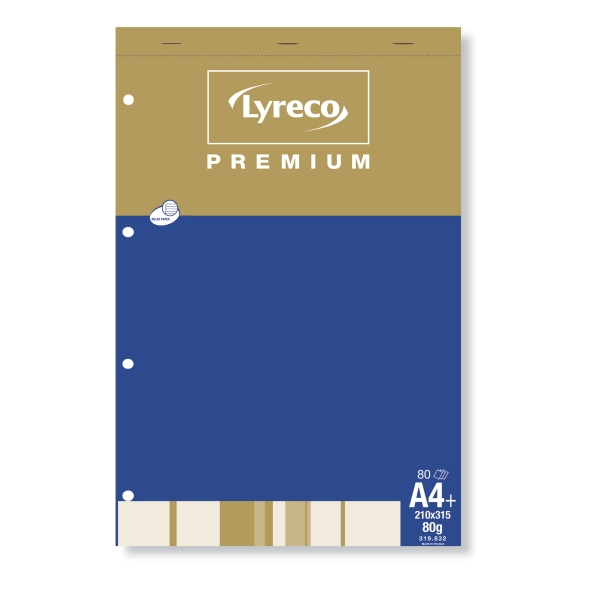 Lyreco Premium Refill Pad A4 80gsm Ruled - Pack Of 5