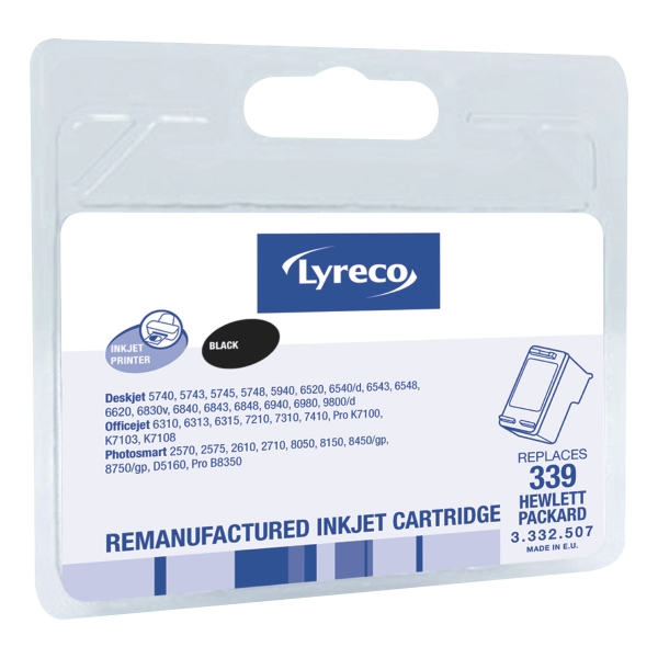 Lyreco compatible HP C8767 ink cartridge nr.339 black high capacity [860 pages]