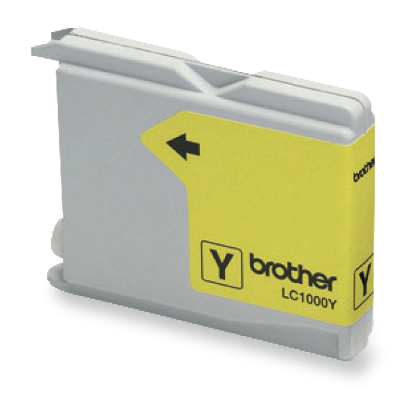 Brother LC-1000Y ink cartridge yellow [400 pages]