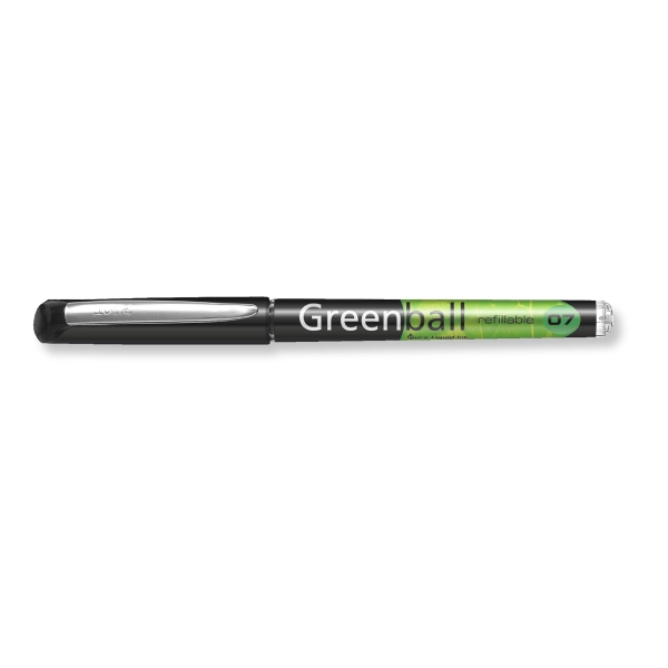 Pilot BeGreen V-Ball roller avec pointe metal 0,7mm noir