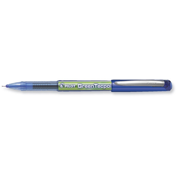 Pilot BeGreen Tecpoint roller naaldpunt met dop 0,5mm blauw