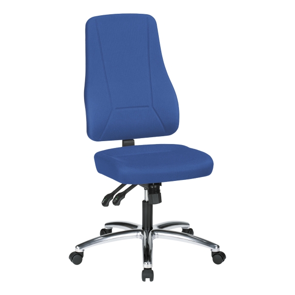 INTERSTUHL YOUNICO 2452 SYNCHRONE CHAIR HIGH BACK BLUE