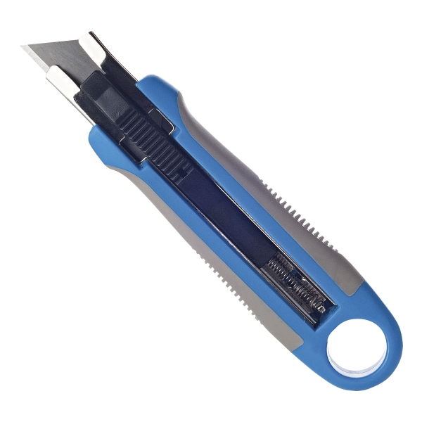 Cutter Lyreco 18 mm Sicherheit blau